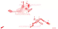 PEDALE pour Honda F6B 1800 BAGGER de 2013
