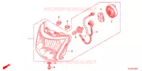 PHARE (1) pour Honda STORM 125 FRONT BRAKE DISK de 2008