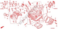 CULASSE (GLH1251SH/2SH/3SH) pour Honda STORM 125 DISCO DELANTERO de 2011