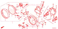 PHARE (2) pour Honda STORM 125 DISCO DELANTERO de 2010