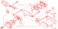 CLIGNOTANT pour Honda STORM 125 TAMBOR DELANTERO de 2012