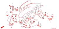 GARDE BOUE AVANT pour Honda STORM 125 TAMBOR DELANTERO de 2012