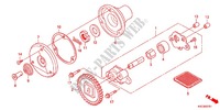POMPE A HUILE (GLH125SH) pour Honda STORM 125 DISCO DELANTERO 2AG de 2012