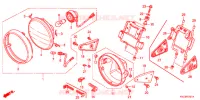 PHARE (2) pour Honda STORM 125 DISCO DELANTERO de 2012