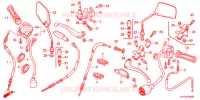 LEVIER DE GUIDON   CABLE   COMMODO pour Honda CB 125 E de 2012