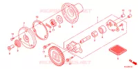 POMPE A HUILE (GLH125SH) pour Honda CB 125 E de 2012