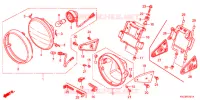 PHARE (2) pour Honda STORM 125 DISCO DELANTERO de 2012