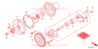 POMPE A HUILE (GLH125SH) pour Honda STORM 125 DISCO DELANTERO de 2013