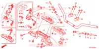 GUIDON   TE DE FOURCHE (GLH125SH) pour Honda STORM 125 FRONT BRAKE DISK de 2013