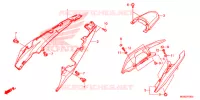 COUVERCLES LATERAUX pour Honda NC 700 de 2013