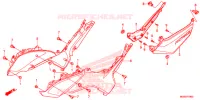 COUVERCLES LATERAUX pour Honda NC 700 de 2013