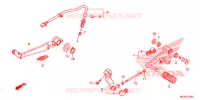 PEDALE pour Honda NC 700 de 2013