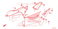 COUVERCLES LATERAUX pour Honda NC 700 INTEGRA MATT BLACK de 2013