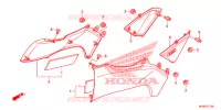 COUVERCLES LATERAUX pour Honda INTEGRA 700 NOIR MAT de 2013