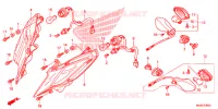CLIGNOTANT pour Honda INTEGRA 700 de 2013