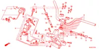 GUIDON   TE DE FOURCHE pour Honda INTEGRA 700 de 2013