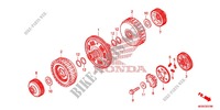 EMBRAYAGE pour Honda INTEGRA 700 de 2013
