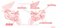 AUTOCOLLANTS pour Honda NC 700 ABS 35KW de 2013