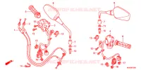 POIGNEE   COMMODO   CABLE (NC700XD) pour Honda NC 700 X ABS DCT 35KW de 2013