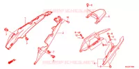 COUVERCLES LATERAUX pour Honda NC 700 X ABS DCT de 2013