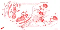 CLIGNOTANT pour Honda WING GO 100 Front disk de 2014