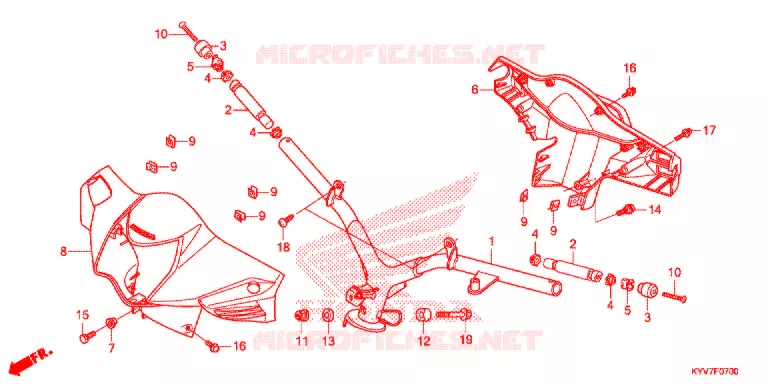 GUIDON Honda MOTO 100 other-models 2014  NF1003WHE