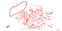 COUVERCLE GAUCHE pour Honda DIO 110 de 2014