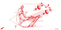 PHARE pour Honda FORZA 300 de 2013