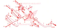 SILENCIEUX D'ECHAPPEMENT pour Honda FORZA 300 de 2013