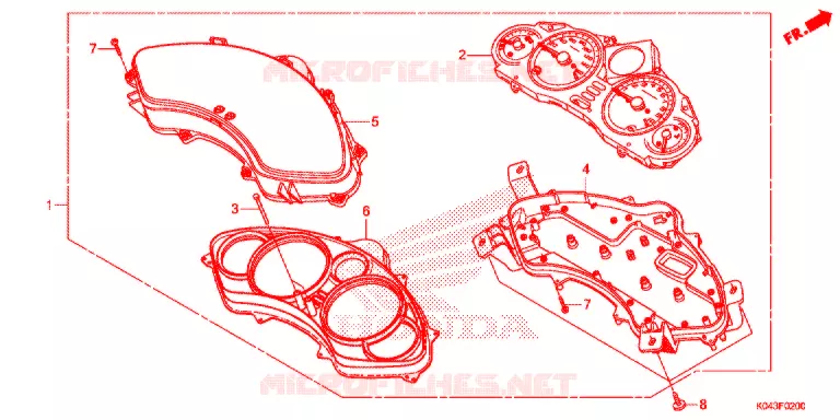 COMPTEUR  Honda SCOOTER 300 FORZA 2017  NSS300AD