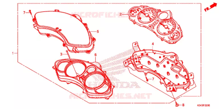 COMPTEUR  Honda SCOOTER 300 FORZA 2016  NSS300AD