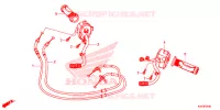 COMMODO   LEVIER   CABLE pour Honda FORZA 300 ABS de 2013