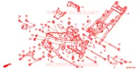 CADRE pour Honda DEAUVILLE 700 de 2011