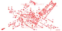 CADRE pour Honda DEAUVILLE 700 de 2011