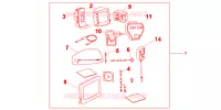SUPPORT GPS pour Honda DEAUVILLE 700 de 2011