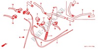 POIGNEE   CABLE (1) pour Honda RACOON standard de 1996