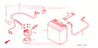 BATTERIE (SC1255,6,8) pour Honda SC 125 de 2006