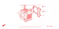 CYLINDRE (SC1255,6,8) pour Honda SC 125 de 2006