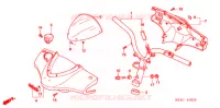 GUIDON   CARENAGE (1) pour Honda SC 125 de 2006