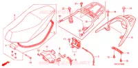 SELLE (SC1255,6,8) pour Honda SC 125 de 2006