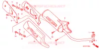 SILENCIEUX D'ECHAPPEMENT (SC1255,6,8) pour Honda SC 125 de 2006