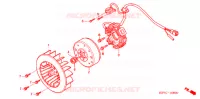 ALTERNATEUR (SC1255,6,8) pour Honda SC 125 de 2007