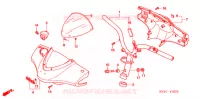 GUIDON   CARENAGE (1) pour Honda SC 125 de 2007