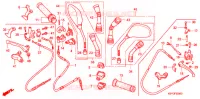 LEVIER DE GUIDON   CABLE   COMMODO (1) pour Honda SC 125 de 2007