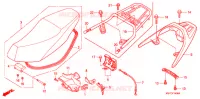 SELLE (SC1255,6,8) pour Honda SC 125 de 2007