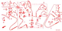 LEVIER DE GUIDON   CABLE   COMMODO (2) pour Honda SC 125 de 2010