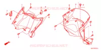 PROTEGE JAMBES (SC125A) pour Honda SC 125 de 2010