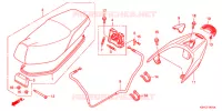 SELLE (SC125A) pour Honda SC 125 de 2010