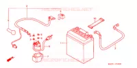 BATTERIE (SC1255,6,8) pour Honda SC 125 de 2006