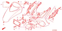 CARENAGE AVANT (SC1255,6,8) pour Honda SC 125 de 2006